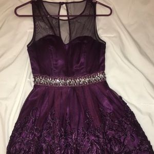 Plum Prom Dress
